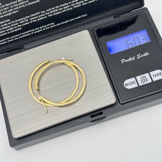 Pendientes Aros de oro 18kt