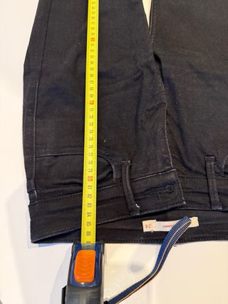 Pantalón Vaquero Levi's Negro de Mujer