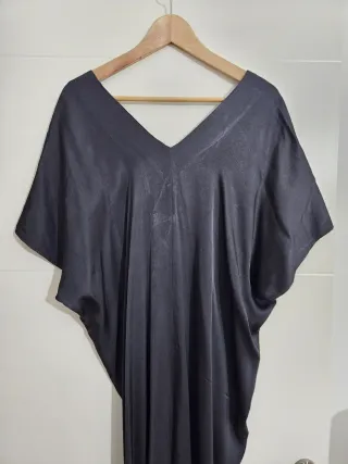 Vestido Túnica Zara Gris Talla Única