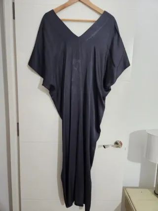 Vestido Túnica Zara Gris Talla Única