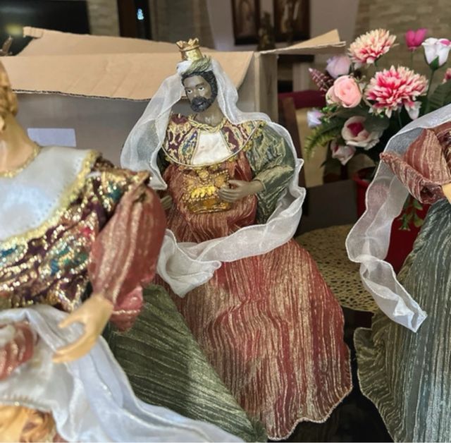 Figuras Belén Vintage Reyes Magos