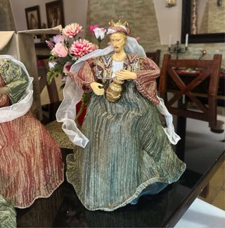 Figuras Belén Vintage Reyes Magos