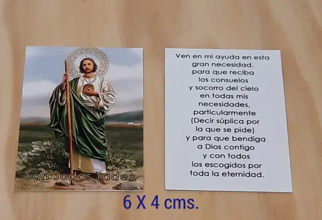 5 X 5€ LOTE San Judas T. Medallas y Estampas.