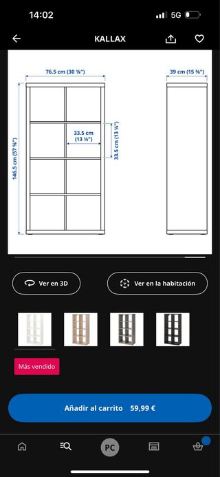 Mueble Almacenamiento Blanco