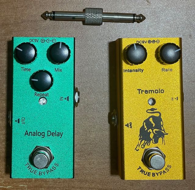 Pedali Chitarra Analog Delay e Tremolo