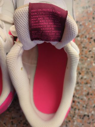 Zapatillas Nike Mujer Rosa y Blanco