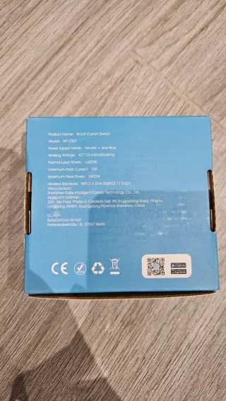 Interruttore Maxcio bianco per tende WiFi