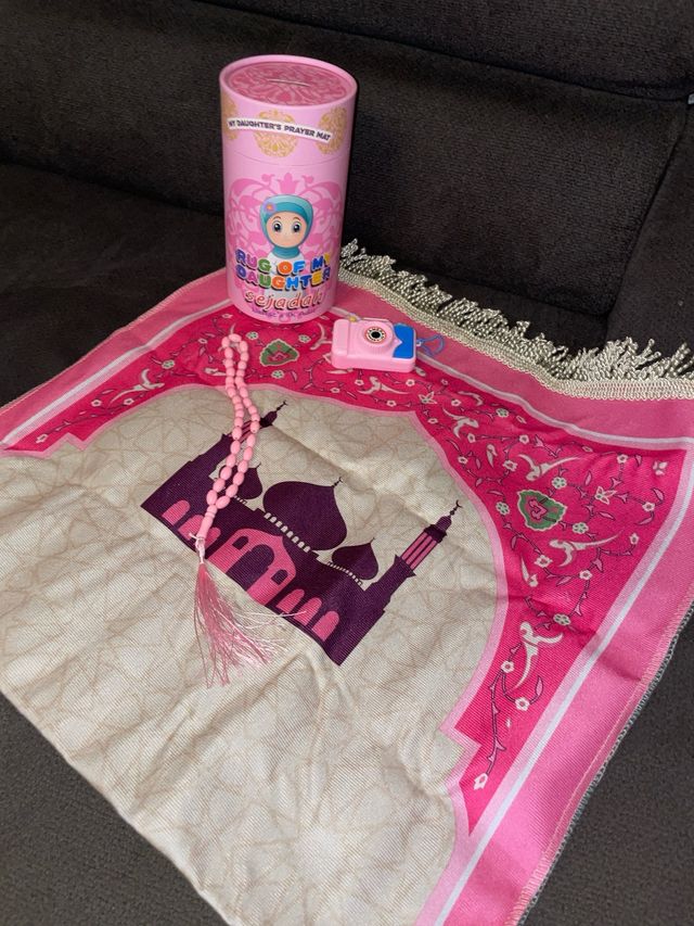 Kit rezo infantil musulmán rosa