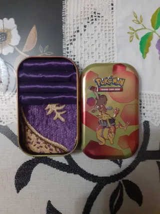 Joyero Manualidad Pokemon Dorado Morado