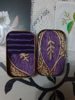 Joyero Manualidad Pokemon Dorado Morado