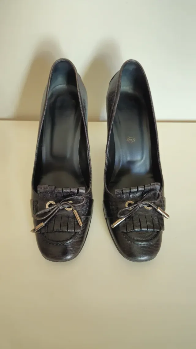Tod's mocasines tacón Talla 37.5 negros