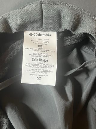 Gorro Columbia senderismo naranja.
