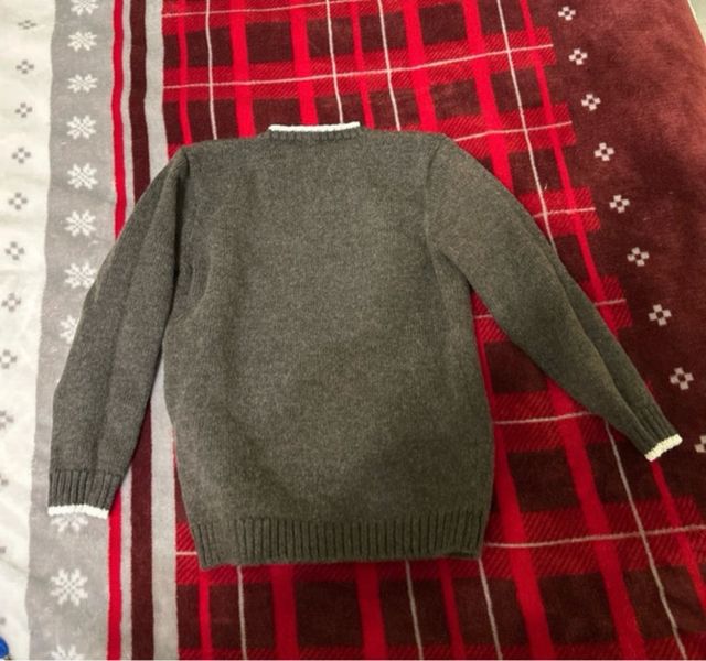 Maglione bimbo scollo a V