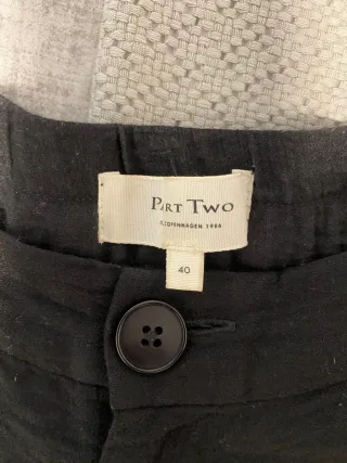 Pantalón negro ancho