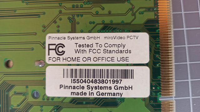 Pinnacle miro video PCTV
