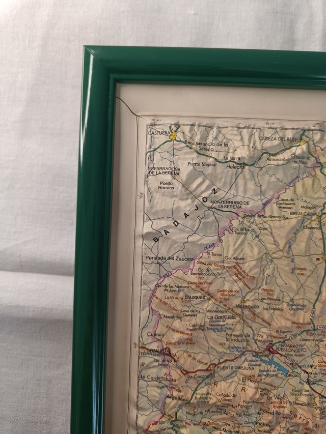 Mapa en relieve de Córdoba