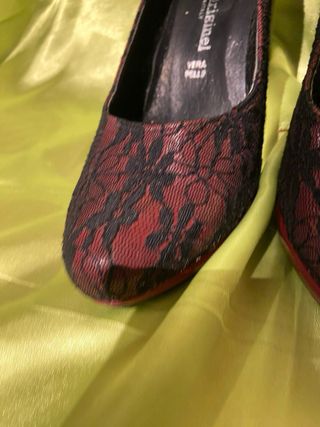 Scarpe con tacco She.Original nere rosse