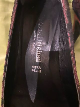 Scarpe con tacco She.Original nere rosse