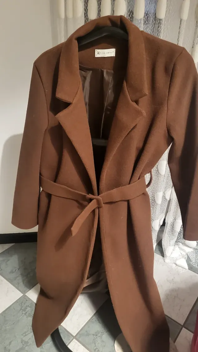 Cappotto marrone taglia unica