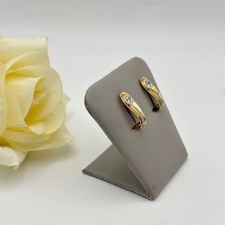 Pendientes Oro 18kt con Circonitas