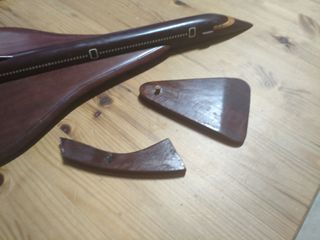 Avión Concorde de Madera