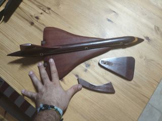 Avión Concorde de Madera