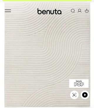 Tappeto Benuta Mars 240x340 Crema