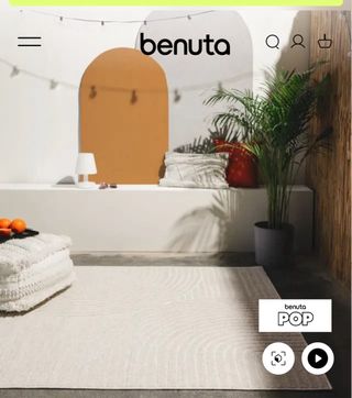 Tappeto Benuta Mars 240x340 Crema