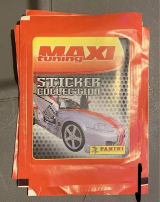 Sobres cromos Maxi Tuning Panini