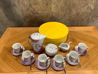 Juego de te/cafe de porcelana