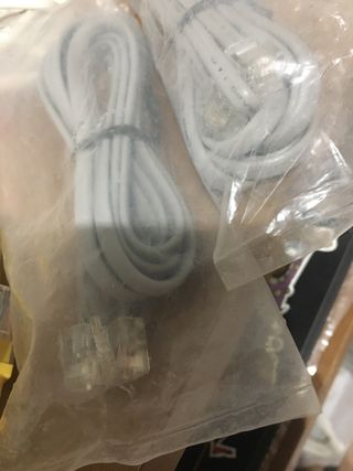Lote Cables de Red RJ45 y RJ11, nuevos y usados