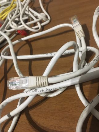 Lote Cables de Red RJ45 y RJ11, nuevos y usados