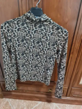 Camiseta leopardo transparente