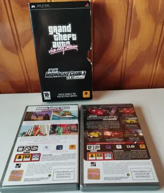 Pack PSP Grand Theft Auto + Midnight Club 3