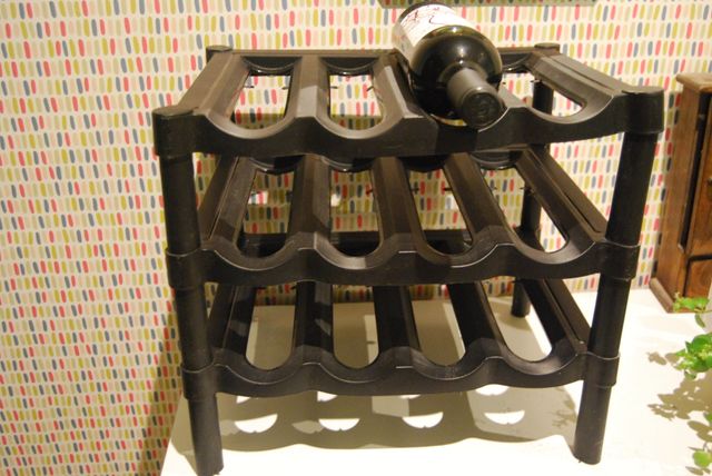 Botellero Curver Negro Plástico 12 Botellas