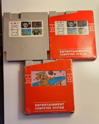 Cartuchos Juegos NES 4 en 1