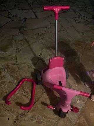 Triciclo para bebé niña rosa marca molti