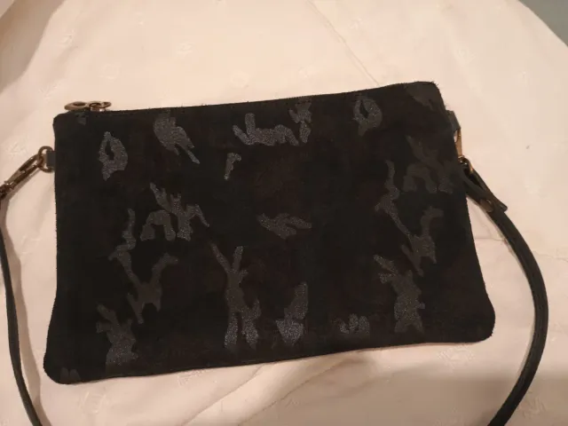 Bolso de mano negro mujer