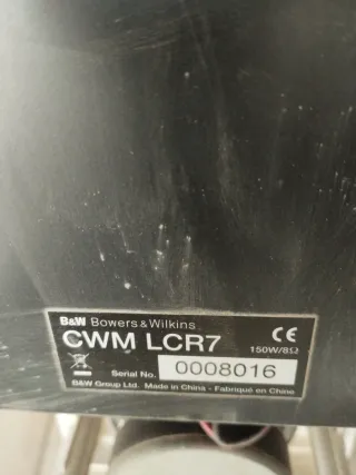 Altavoces B&W Home Cinema