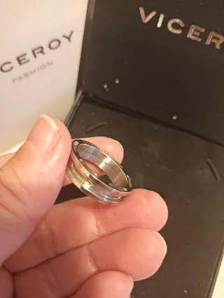 Anillo Viceroy Hombre Plata