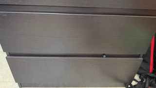 Cassettiera nera IKEA Malm a 3 cassetti