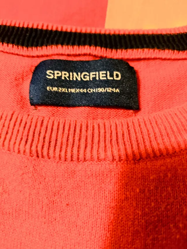 Jersey de Springfield rayas rojo