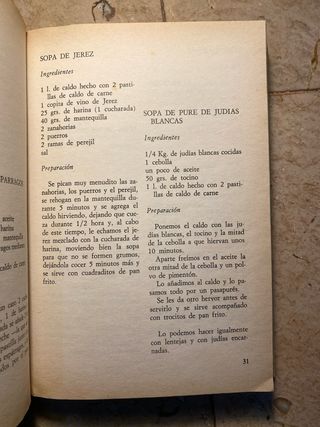 Las recetas de cocina de María Pilar