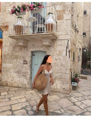 Vestido flores tirantes verano Pull&Bear