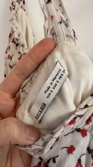 Vestido flores tirantes verano Pull&Bear