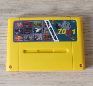 Cartucho 70 en 1 Super Nintendo PAL EUR
