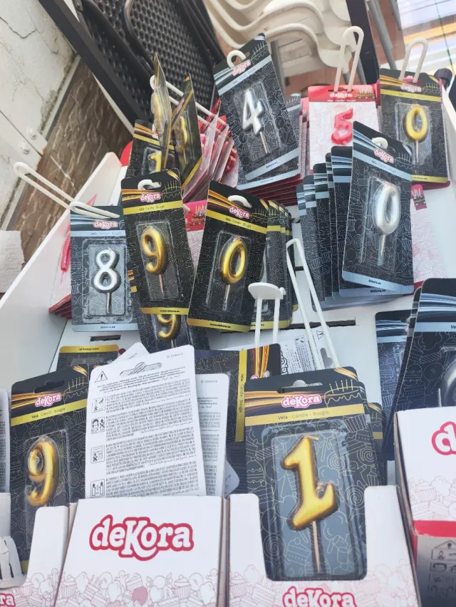 Velas Decorativas Dekora Números