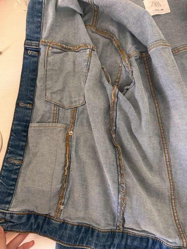 Chaqueta vaquera Zara azul