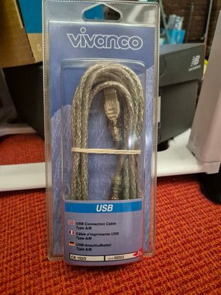 Cavo USB Vivanco 3m Tipo A/B per Stampante