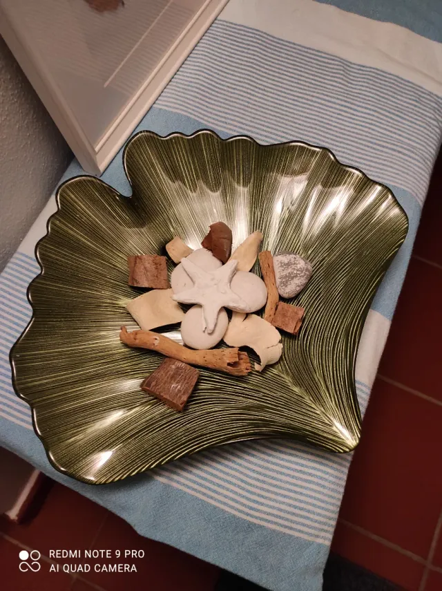 Svuota tasche foglia verde